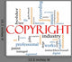 Copyright Word Cloud Concept Wall Decal