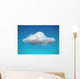 White Cloud Weather Icon Wall Decal
