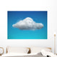 White Cloud Weather Icon Wall Decal
