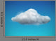 White Cloud Weather Icon Wall Decal