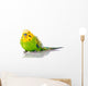 Green And Yellow Parakeet Wall Decal