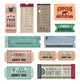 Vintage Tickets Wall Decal