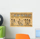 Egyptian Papyrus Depicting Gods Wall Decal