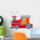 Red Train Cartoon Wall Decal
