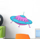 Cartoon Ufo Wall Decal