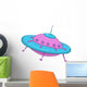 Cartoon Ufo Wall Decal
