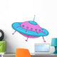 Cartoon Ufo Wall Decal
