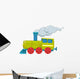 Yellow Train Cartoon Wall Decal