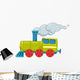 Yellow Train Cartoon Wall Decal