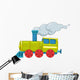 Yellow Train Cartoon Wall Decal