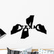Hands And Word Team Wall Decal