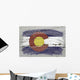 Flag Us State Colorado Wall Decal