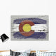 Flag Us State Colorado Wall Decal
