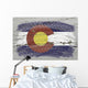 Flag Us State Colorado Wall Decal