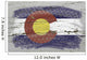 Flag Us State Colorado Wall Decal
