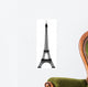 Eiffel Tower Vector Outline Wall Decal