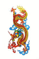 Colorful Chinese Dragon Wall Decal