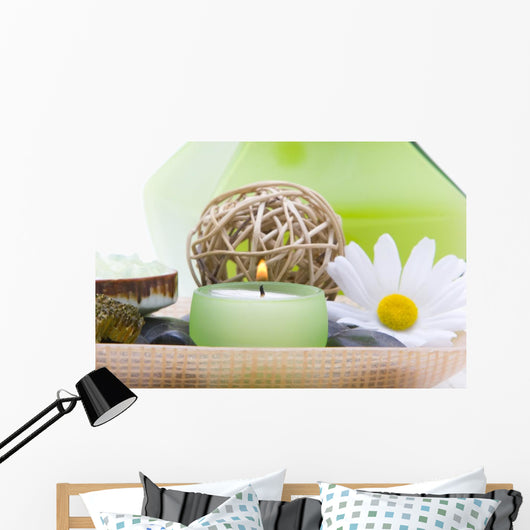 Spa Objects Tray Wall Decal