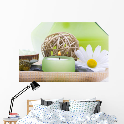 Spa Objects Tray Wall Decal