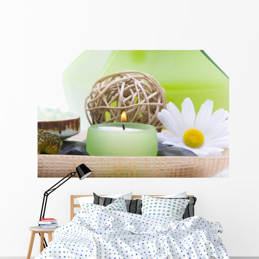 Spa Objects Tray Wall Decal