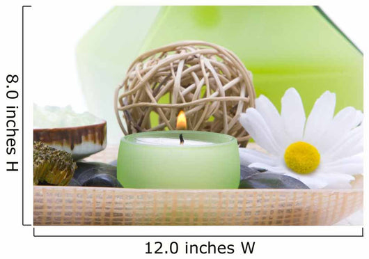 Spa Objects Tray Wall Decal