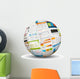 Web Design Ball 3D Wall Decal