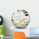 Web Design Ball 3D Wall Decal