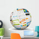 Web Design Ball 3D Wall Decal