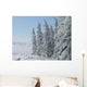 Verschneite Bergwelt Wall Decal