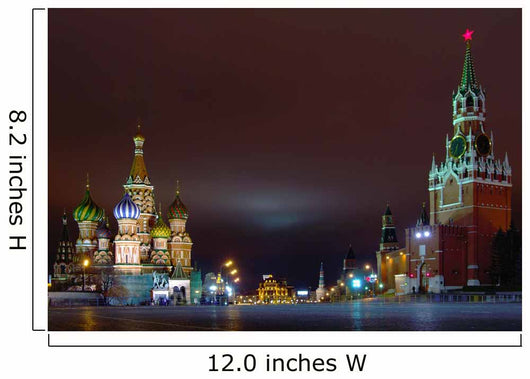 Red Square Wall Decal