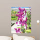 Magenta Flowers Wall Decal