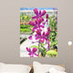 Magenta Flowers Wall Decal
