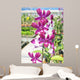 Magenta Flowers Wall Decal