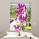 Magenta Flowers Wall Decal