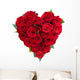 Roses Heart Valentine Wall Decal