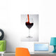 Red Wine Glass Wall Decal