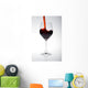 Red Wine Glass Wall Decal