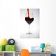 Red Wine Glass Wall Decal