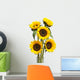 Sunflower White Wall Decal