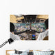 Pilots Plane Cockpit Wall Decal