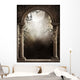 Gothic Window With Dark Wall Decal