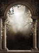 Gothic Window With Dark Wall Decal