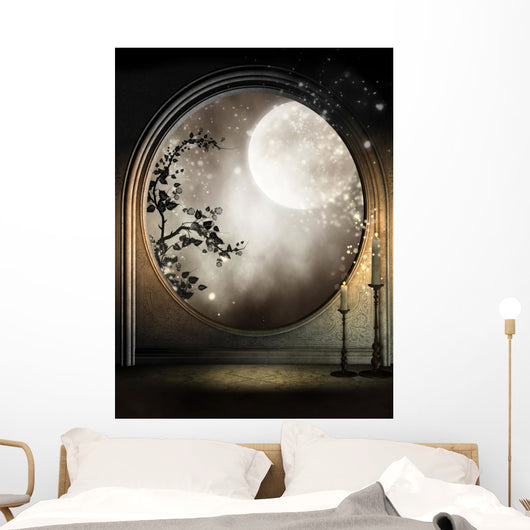 Window Fantasy With Ivy Wall Decal