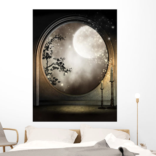 Window Fantasy With Ivy Wall Decal