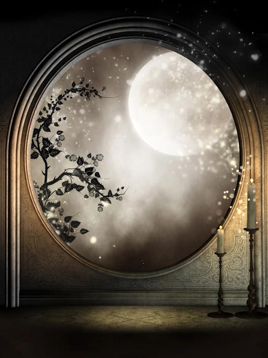 Window Fantasy With Ivy Wall Decal