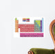 Bright Colors Periodic Table Elements Wall Decal