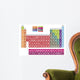 Bright Colors Periodic Table Elements Wall Decal