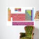 Bright Colors Periodic Table Elements Wall Decal