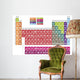 Bright Colors Periodic Table Elements Wall Decal