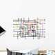 Subway Network People Connections Wall Decal